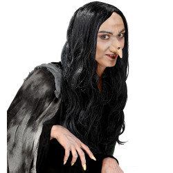 Černá paruka čarodějka